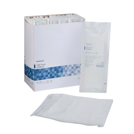 Mckesson Sterile Abdominal Pad, 8 x 10 Inch, 24PK 16-4254